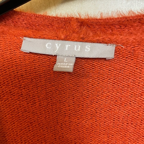 Beautiful vibrant toasted orange sweater. - Picture 3 of 3